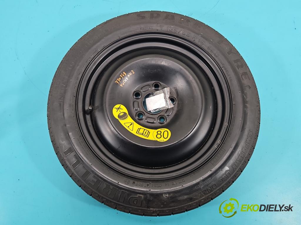 Ford Focus Mk2 2004-2011 1.6 16V 101 hp manual 74 kW 1596 cm3 5- kolo náhradní 16