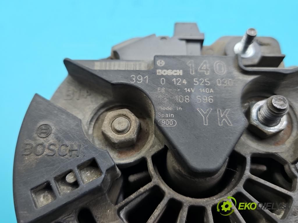 Opel Vectra C 2002-2008 2.2 dti 125 HP manual 92 kW 2172 cm3 5- Alternator 0124525030 (Alternátor)