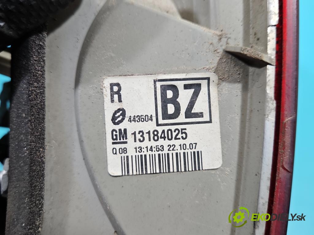 Opel Vectra C 2002-2008 1.9 cdti 150 hp manual 110 kW 1910 cm3 5- světlo zadní pravé 13184025 (Klika dveří ostatní)