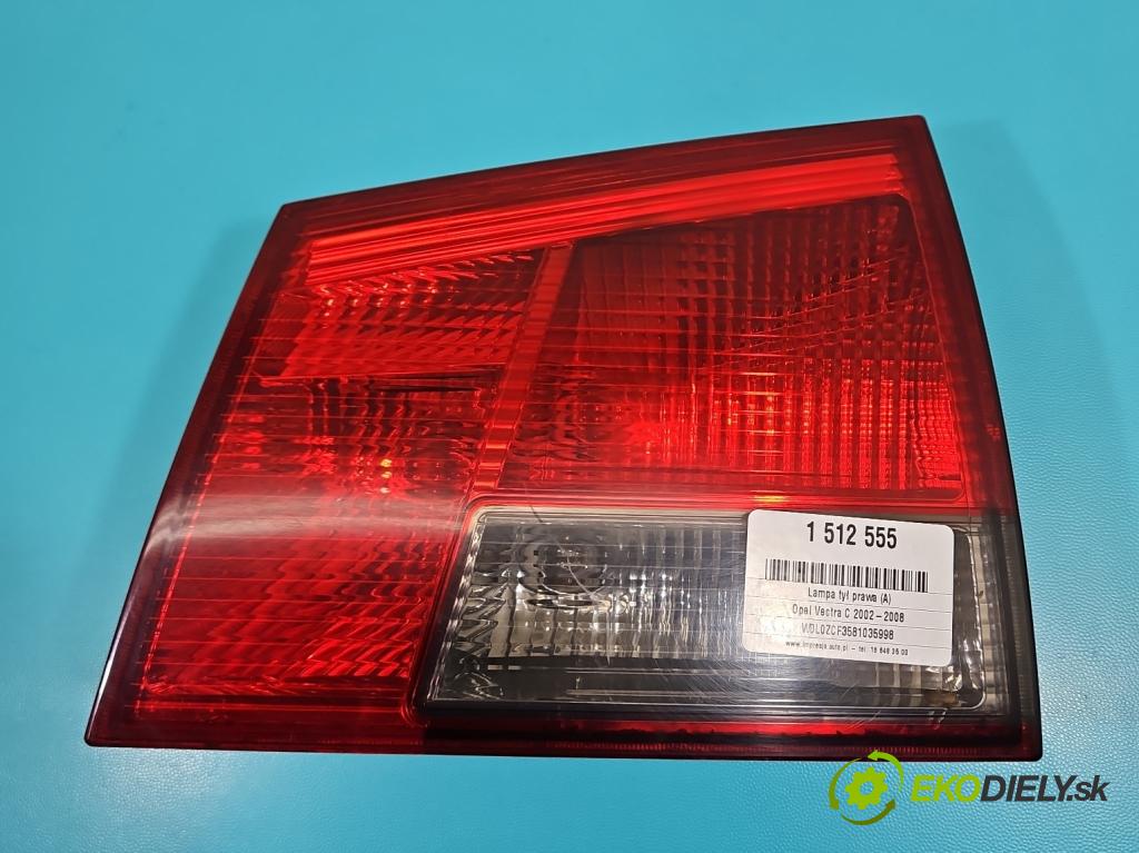 Opel Vectra C 2002-2008 1.9 cdti 150 hp manual 110 kW 1910 cm3 5- světlo zadní pravé 13184025 (Klika dveří ostatní)