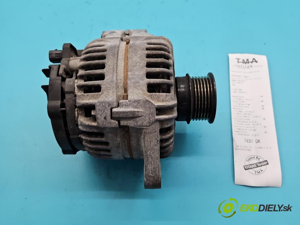 Opel Vectra C 2002-2008 1.9 cdti 150 HP manual 110 kW 1910 cm3 5- Alternator 0124425059 (Alternátor)