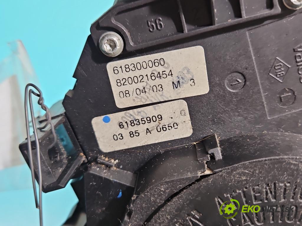 Renault Megane II 2003-2008 1.5 dci 82 HP manual 60 kW 1461 cm3 5- prepínač komplex: 618300060 (Prepínacie páčky pod volantom)