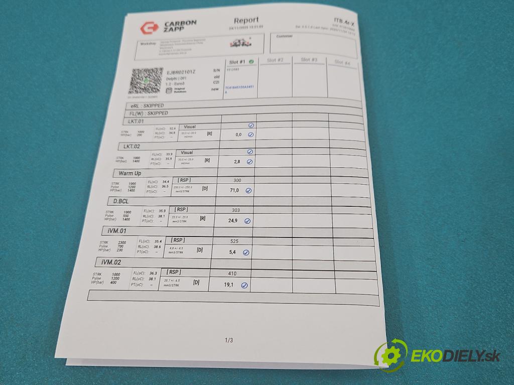 Renault Megane II 2003-2008 1.5 dci 82 HP manual 60 kW 1461 cm3 5- vstrek EJBR02101Z (Vstrekovač paliva)