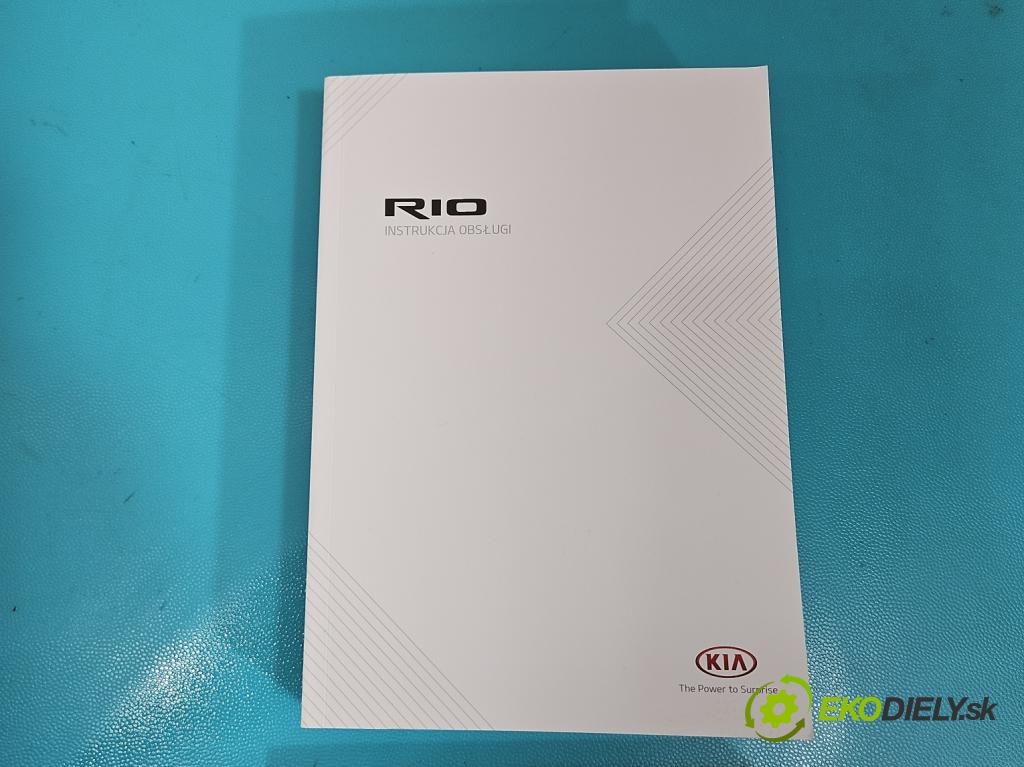 Kia Rio IV 2016-2023 1.2 16V 84KM manual 61,8 kW 1197 cm3 5- Návod