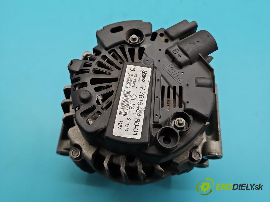 Citroen C4 II 2010-2017 1.4 16V 95 HP manual 70 kW 1397 cm3 5- Alternator 761548480 (Alternátor)