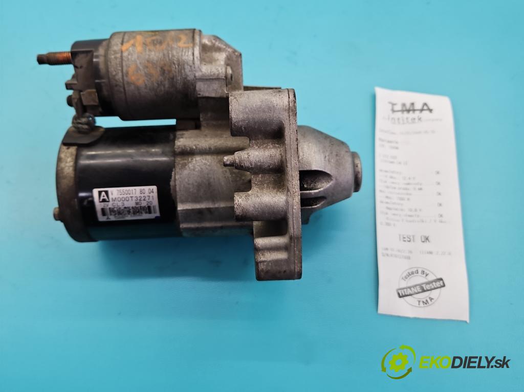 Citroen C4 II 2010-2017 1.4 16V 95 HP manual 70 kW 1397 cm3 5- štartér M000T32271 (Štartér)