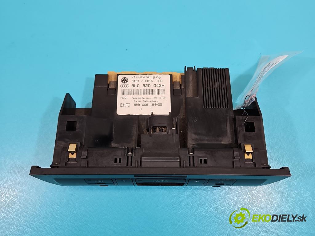 Audi A3 8L 1996-2003 1.6 sr 102 hp manual 75 kW 1595 cm3 3- palubní deska panel topení 8L0820043H