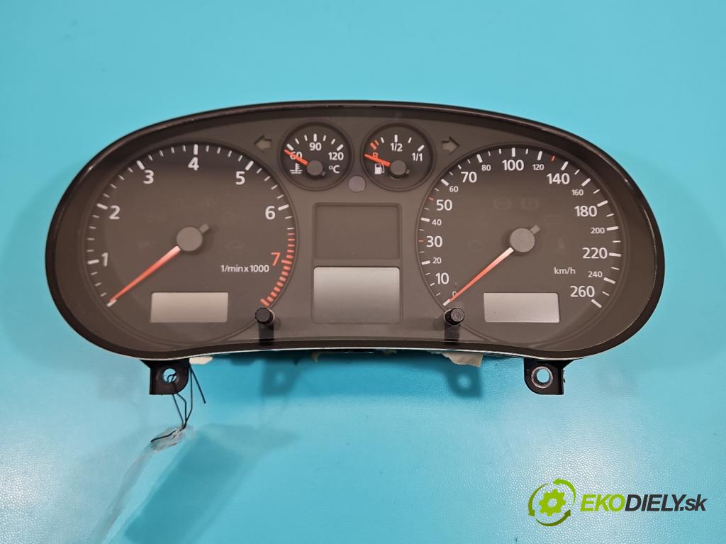 Audi A3 8L 1996-2003 1.6 sr 102 HP manual 75 kW 1595 cm3 3- prístrojovka/ budíky 8L0920900F (Prístrojová doska)