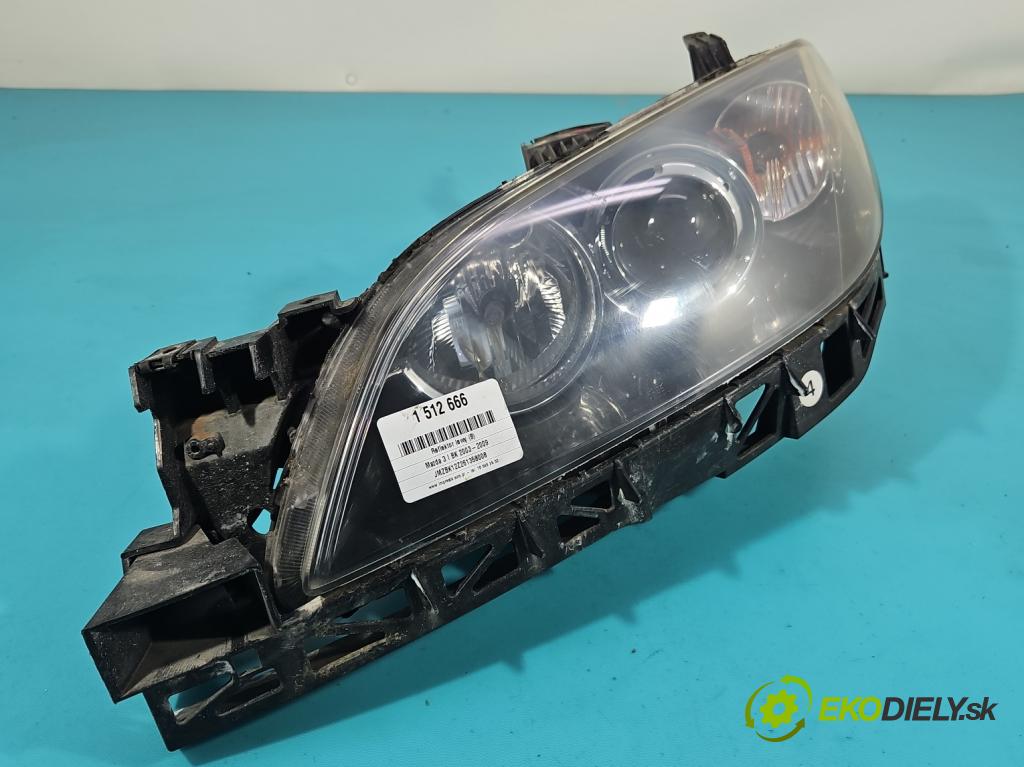 Mazda 3 I BK 2003-2009 1.6 16V (Z6): 105 hp manual 77 kW 1598 cm3 4- světlo levý  (Klika dveří ostatní)