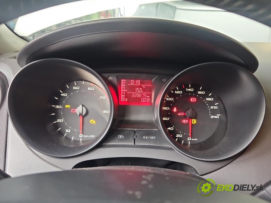 Seat Ibiza IV 6J 2008-2017 1.2 12V 69KM manual 51 kW 1198 cm3 5- Přístrojová deska 6J0920801 (Přístrojová deska)