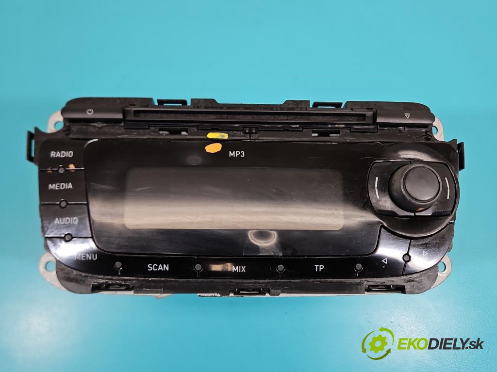 Seat Ibiza IV 6J 2008-2017 1.2 12V 69KM manual 51 kW 1198 cm3 5- Radio originál 6J0035153B