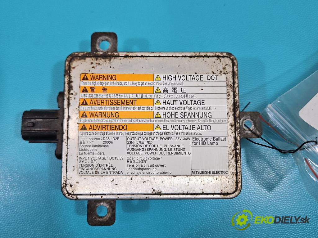 Suzuki Grand Vitara II 2005-2014 2.0 16V 140 hp manual 103 kW 1995 cm3 5- měnič xenon  (Řídící jednotka xenonu)