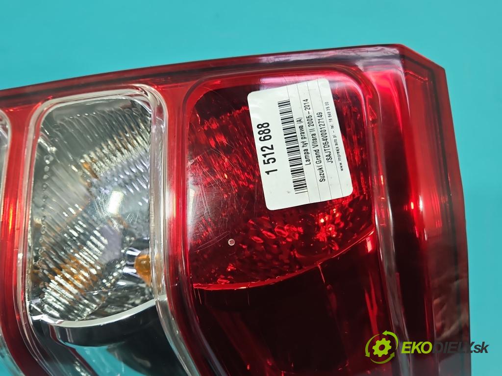 Suzuki Grand Vitara II 2005-2014 2.0 16V 140 hp manual 103 kW 1995 cm3 5- světlo zadní pravé 08-218-1944R (Klika dveří ostatní)