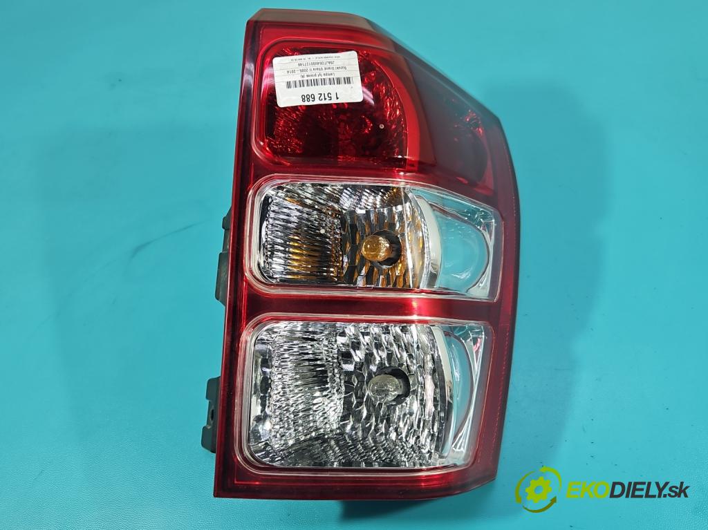Suzuki Grand Vitara II 2005-2014 2.0 16V 140 hp manual 103 kW 1995 cm3 5- světlo zadní pravé 08-218-1944R (Klika dveří ostatní)