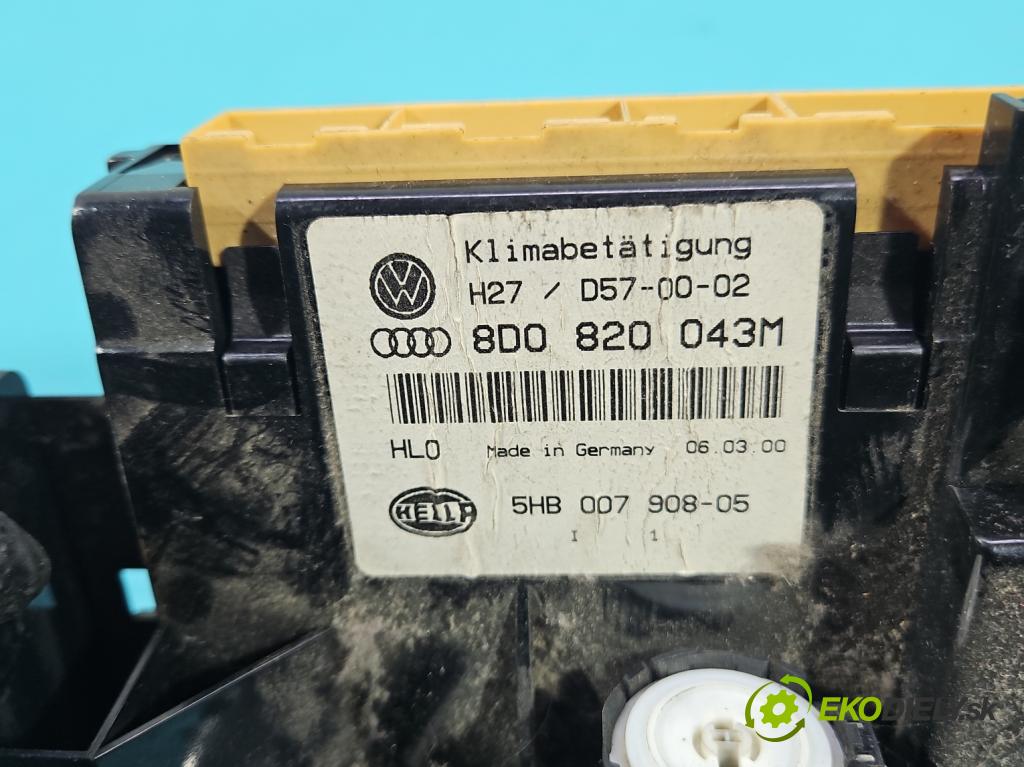 Audi A4 B5 1994-2001 1.9 tdi 90 hp manual 66 kW 1896 cm3 4- palubní deska panel topení 8D0820043M