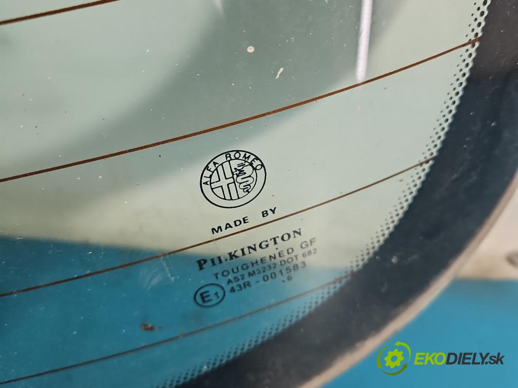 Alfa romeo 159 1.9 jtd 150 hp manual 110 kW 1910 cm3 4- sklo zadní  (Zadní sklo)