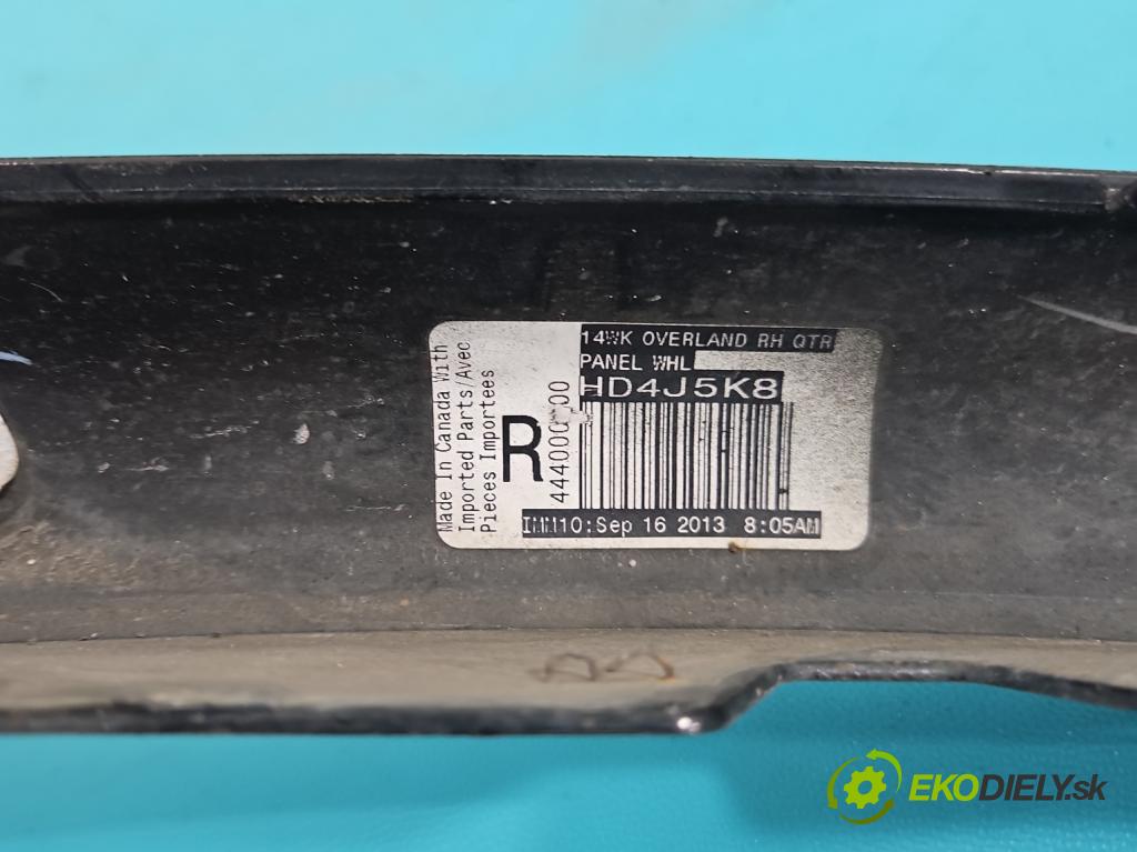 Jeep Grand Cherokee WK2 IV 2010-2021 3.0 CRD 250 HP automatic 184 kW 2987 cm3 5- lišta blatník zadné pravé HD4J5K8 (Lišta)