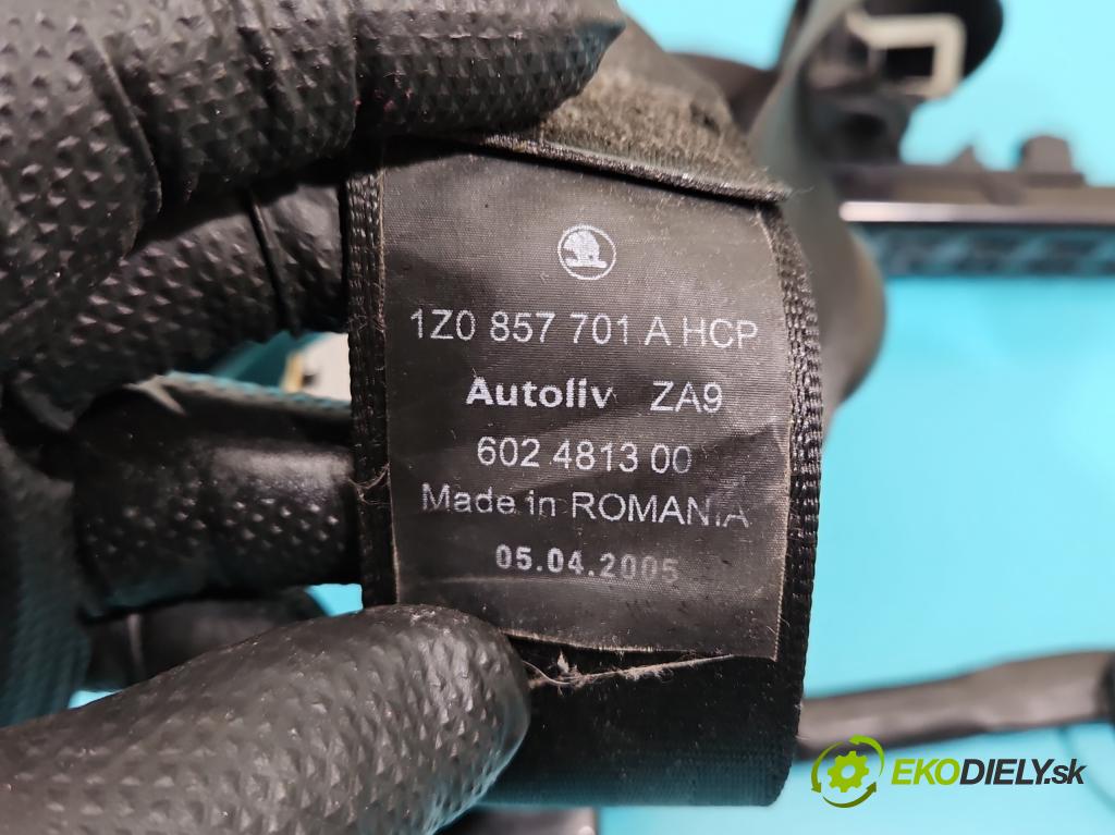 Skoda Octavia II 2004-2013 2.0 tdi 140 HP manual 103 kW 1968 cm3 5- pas bezpečnosť: predné ľavý 1Z0857701A