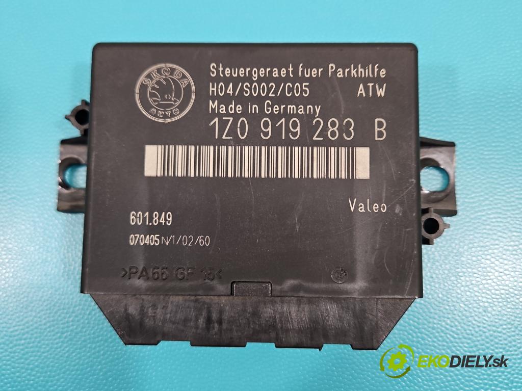 Skoda Octavia II 2004-2013 2.0 tdi 140 HP manual 103 kW 1968 cm3 5- riadiaca jednotka parkovaní: 1Z0919283B