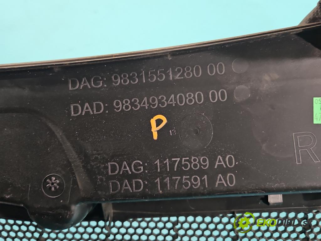 Opel Astra VI 2022- 1.5 cdti 131 HP manual 96 kW 1499 cm3 5- torpédo 9831551280 (Torpédo (plast pod čelným sklom))