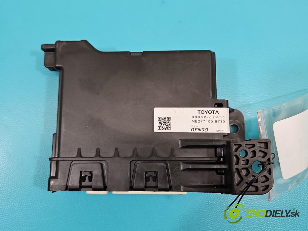 Toyota Auris II 2012-2018 1.6 16V 132  HP manual 97 kW 1598 cm3 5- riadiaca jednotka ostatné 88650-02M50