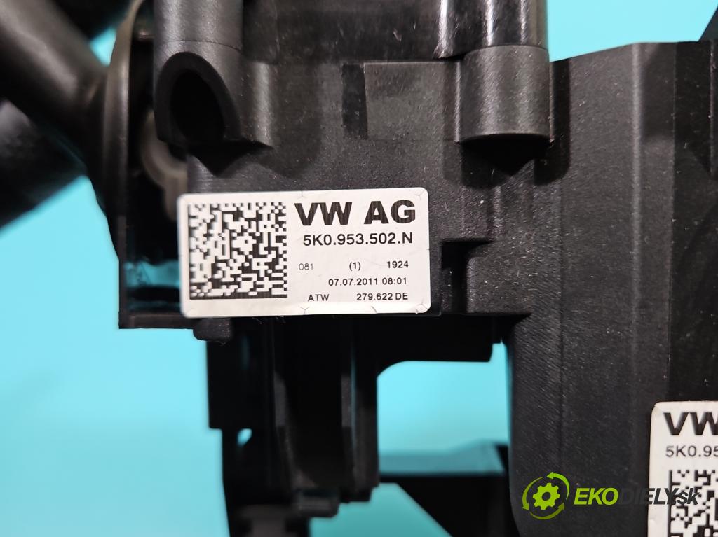 Skoda Yeti 2009-2017 1.2 TSI 105 HP manual 77 kW 1197 cm3 5- prepínač komplex: 5K0953502N (Prepínacie páčky pod volantom)