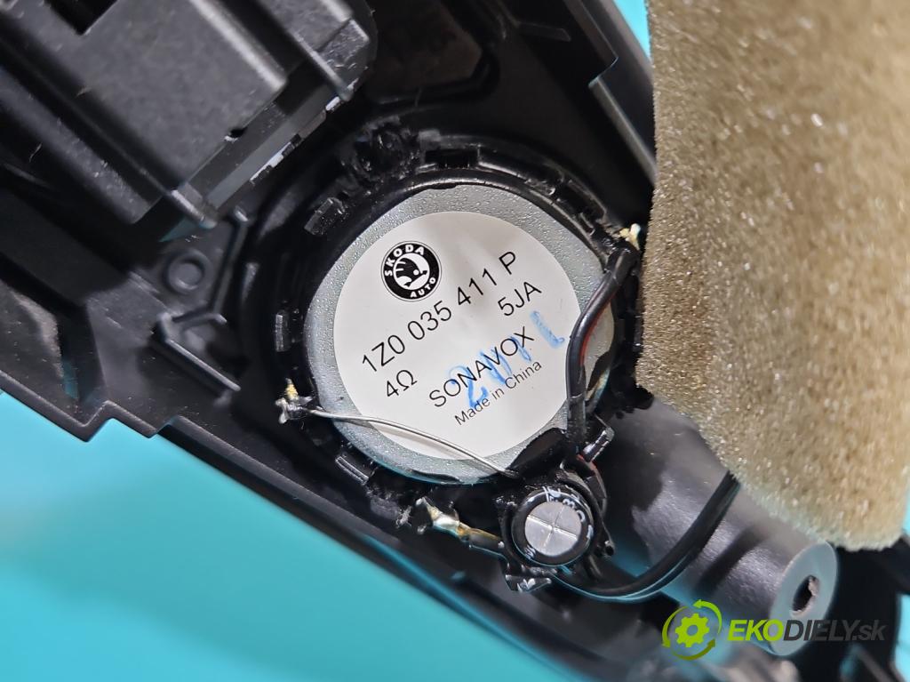 Skoda Yeti 2009-2017 1.2 TSI 105 HP manual 77 kW 1197 cm3 5- rukoväť uvnitř: predné ľavé 1Z0837247
