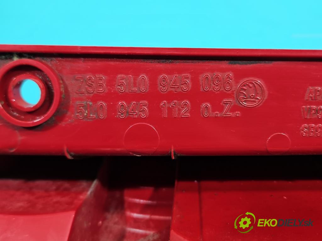 Skoda Yeti 2009-2017 1.2 TSI 105 hp manual 77 kW 1197 cm3 5- světlo zadní pravé 5L0945096 (Klika dveří ostatní)