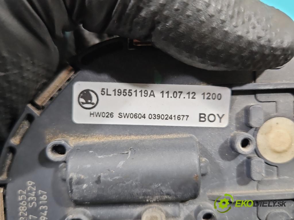 Skoda Yeti 2009-2017 1.2 TSI 105 hp manual 77 kW 1197 cm3 5- motor stěračů přední 5L1955119A