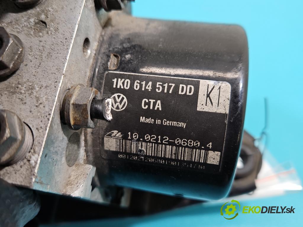 Skoda Yeti 2009-2017 1.2 TSI 105 HP manual 77 kW 1197 cm3 5- čerpadlo abs 1K0614517DD (Pumpa ABS)