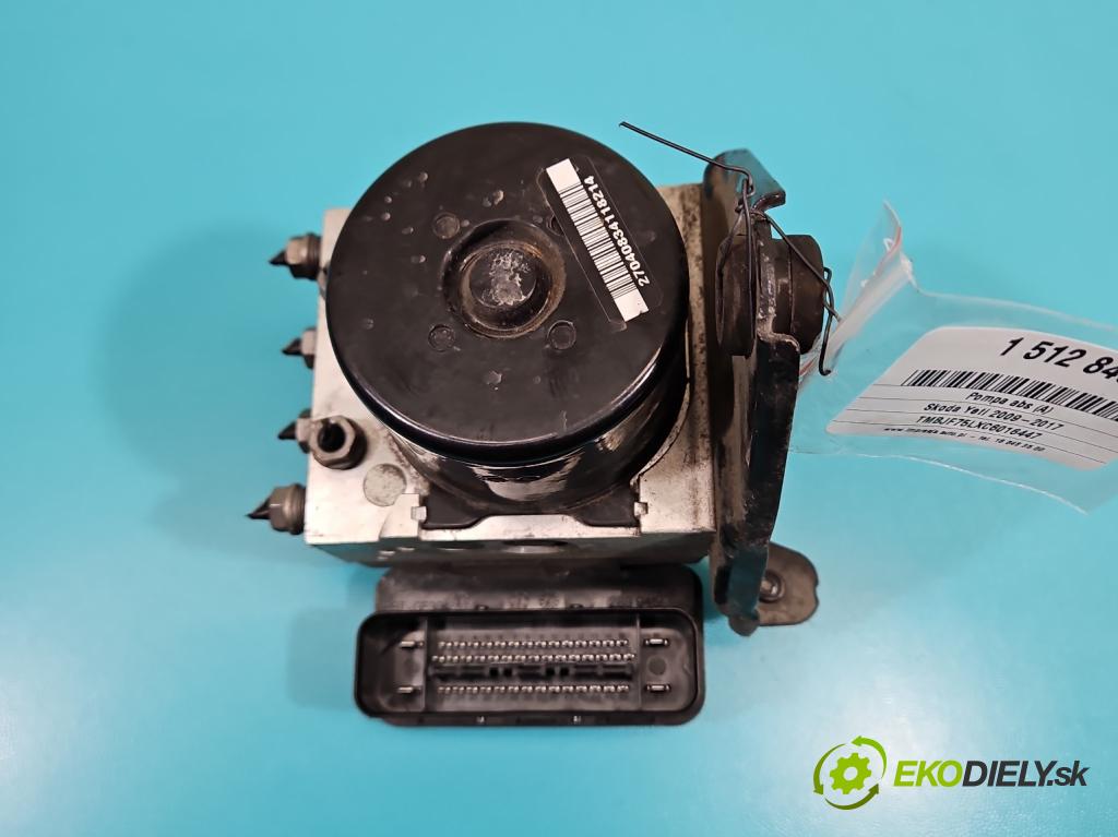 Skoda Yeti 2009-2017 1.2 TSI 105 HP manual 77 kW 1197 cm3 5- čerpadlo abs 1K0614517DD (Pumpa ABS)