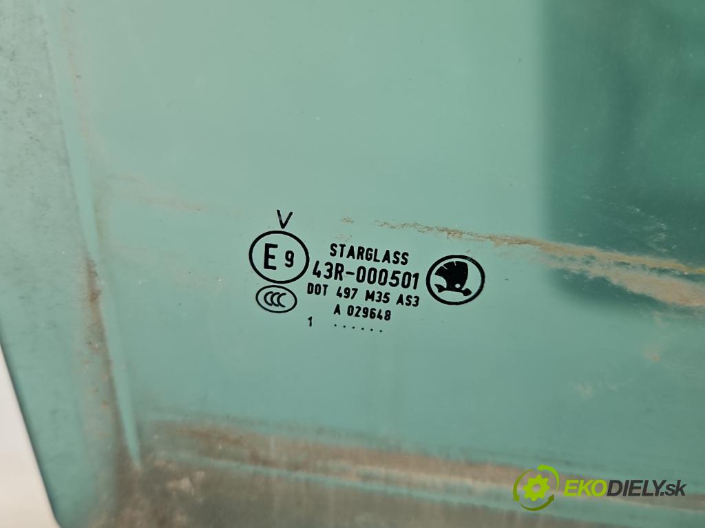 Skoda Yeti 2009-2017 1.2 TSI 105 hp manual 77 kW 1197 cm3 5- sklo dveře zadní pravé