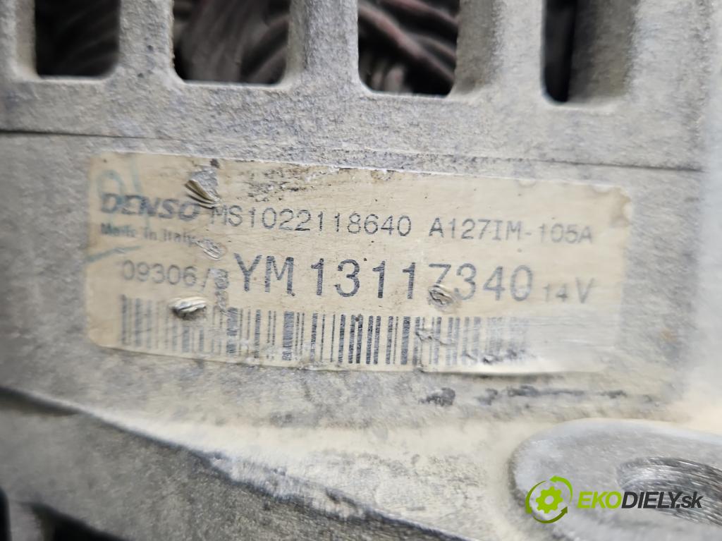 Opel Astra III 2004-2014 1.9 cdti 120 HP manual 88 kW 1910 cm3 5- Alternator YM13117340 (Alternátor)