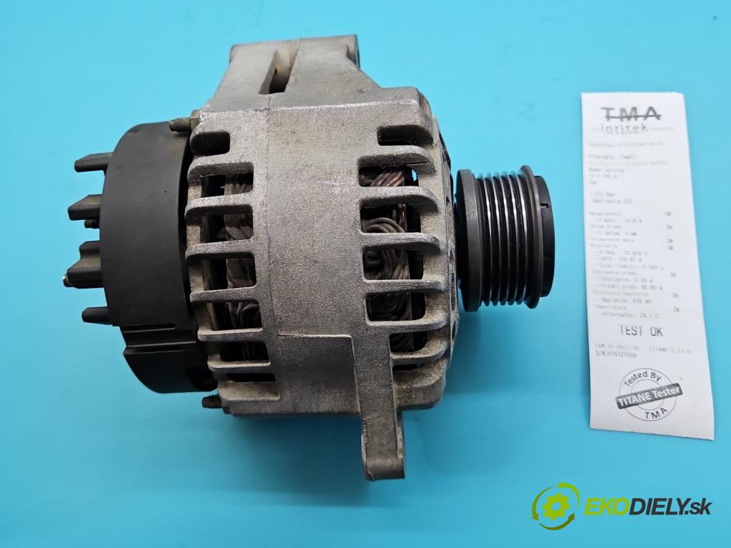 Opel Astra III 2004-2014 1.9 cdti 120 HP manual 88 kW 1910 cm3 5- Alternator YM13117340 (Alternátor)
