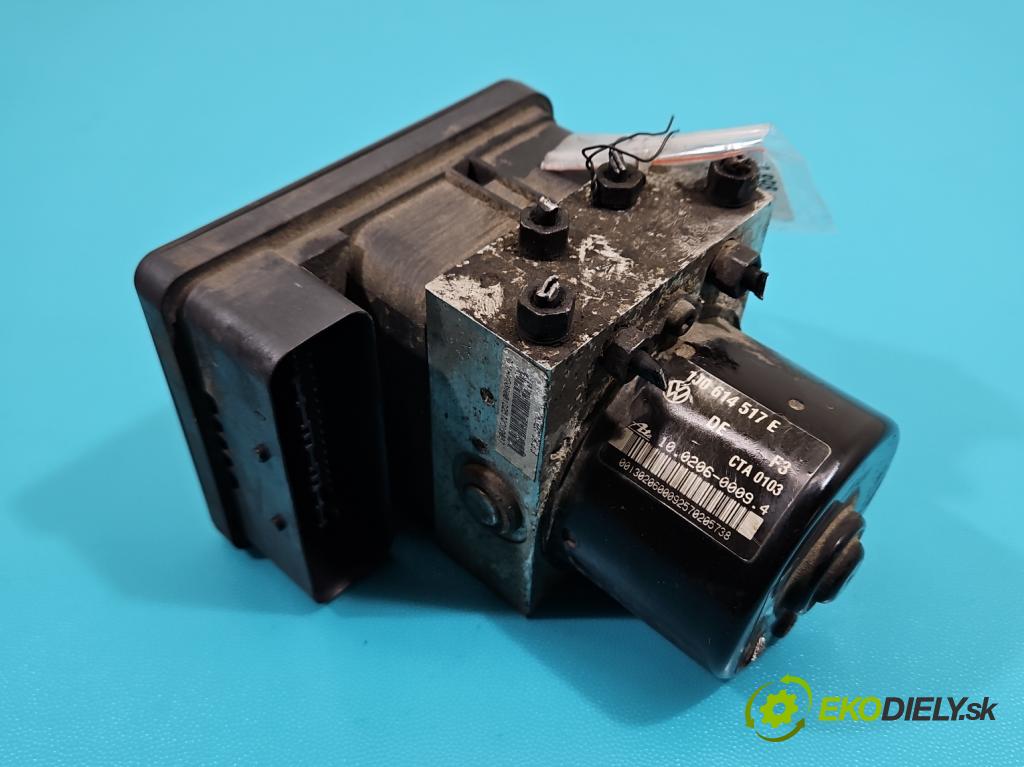Audi A3 8L 1996-2003 1.6 sr 102 HP manual 75 kW 1595 cm3 3- čerpadlo abs 1J0614517E (Pumpa ABS)