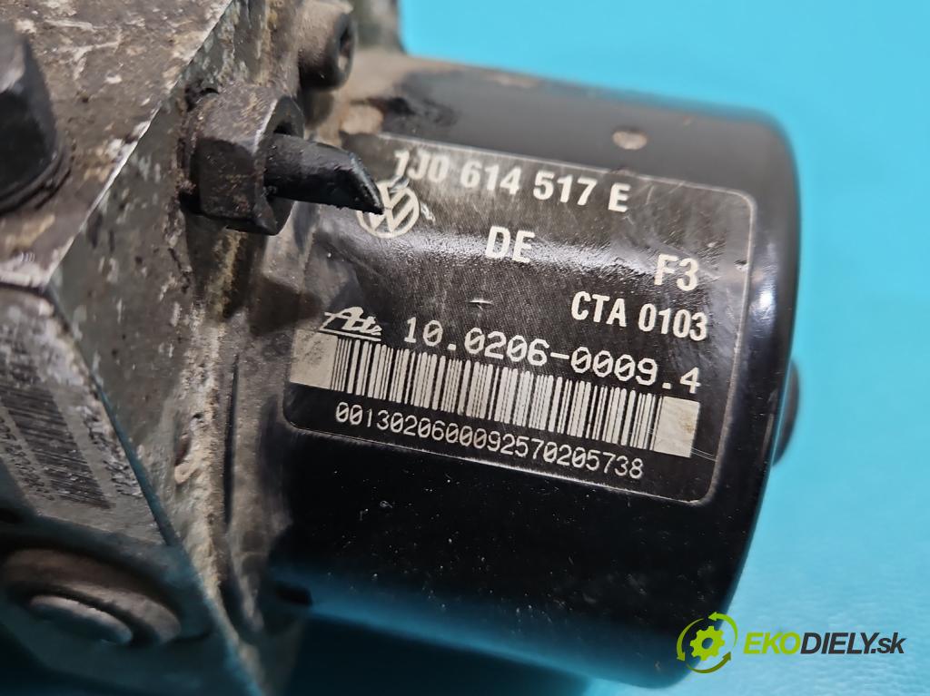 Audi A3 8L 1996-2003 1.6 sr 102 HP manual 75 kW 1595 cm3 3- čerpadlo abs 1J0614517E (Pumpa ABS)