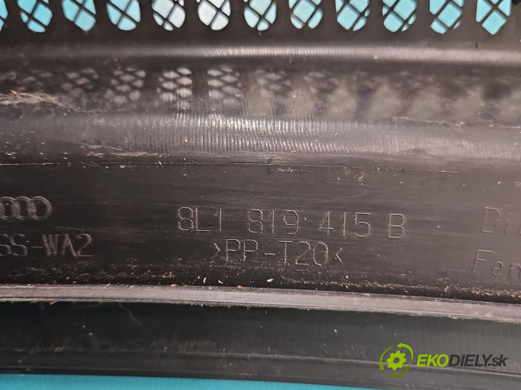 Audi A3 8L 1996-2003 1.6 sr 102 HP manual 75 kW 1595 cm3 3- torpédo 8L1819415B (Torpédo (plast pod čelným sklom))