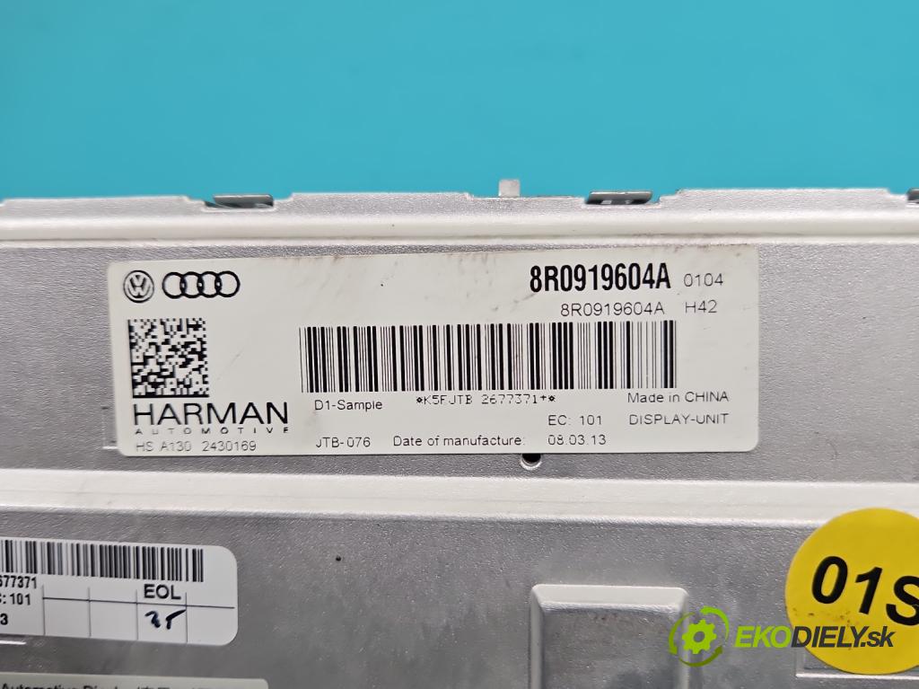 Audi Q5 2008-2016 2.0 TFSI 224hp automatic 165 kW 1984 cm3 5- Zobrazit: 8R0919604A (Prístrojová doska)