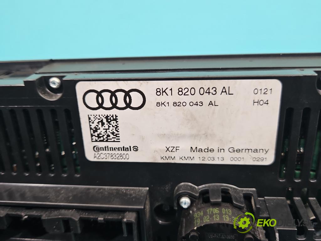 Audi Q5 2008-2016 2.0 TFSI 224hp automatic 165 kW 1984 cm3 5- panel kúrenia 8K1820043AL