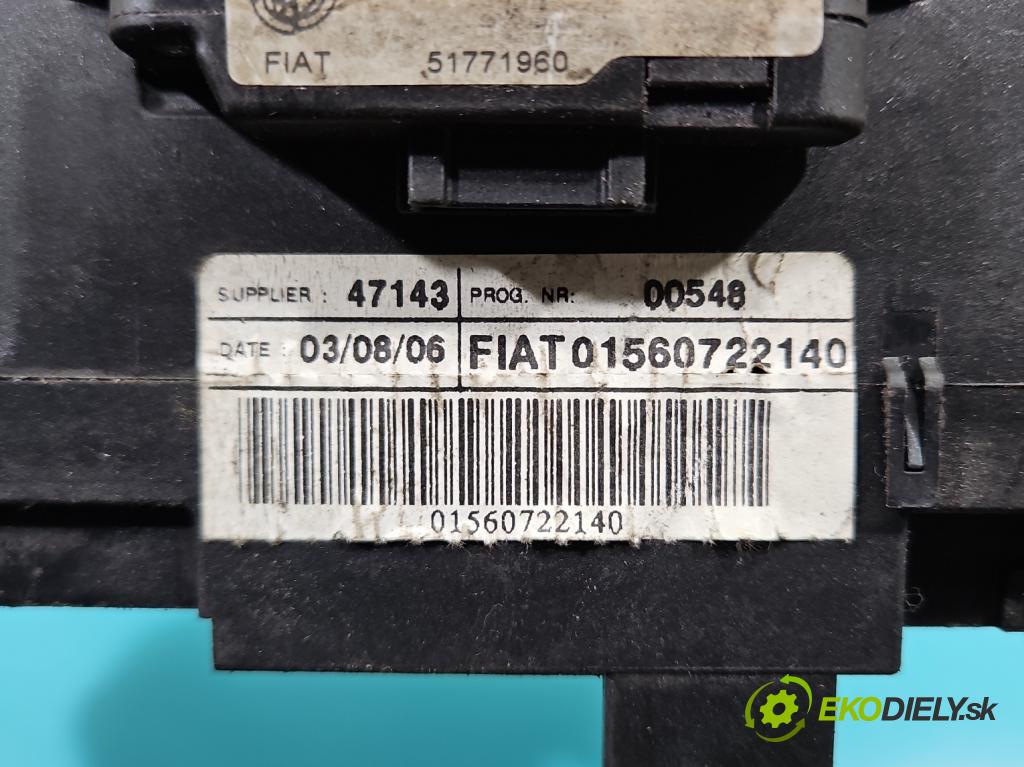 Alfa romeo 159 1.9 jtd 150 HP manual 110 kW 1910 cm3 4- prepínač komplex: 0265005499 (Prepínacie páčky pod volantom)