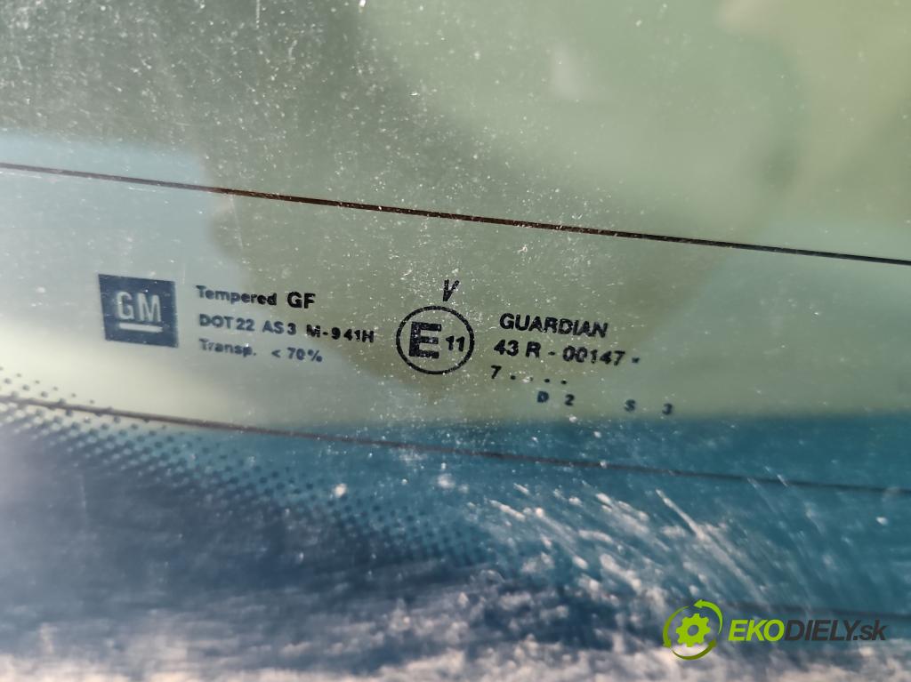 Opel Vectra C 2002-2008 1.9 cdti 150 HP manual 110 kW 1910 cm3 5- sklo zadná  (Sklo zadné)