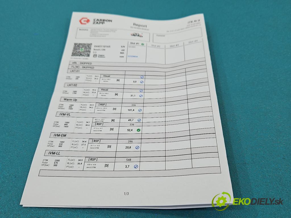 Opel Astra III 2004-2014 1.9 cdti 120 HP manual 88 kW 1910 cm3 5- vstrek 0445110165 (Vstrekovač paliva)