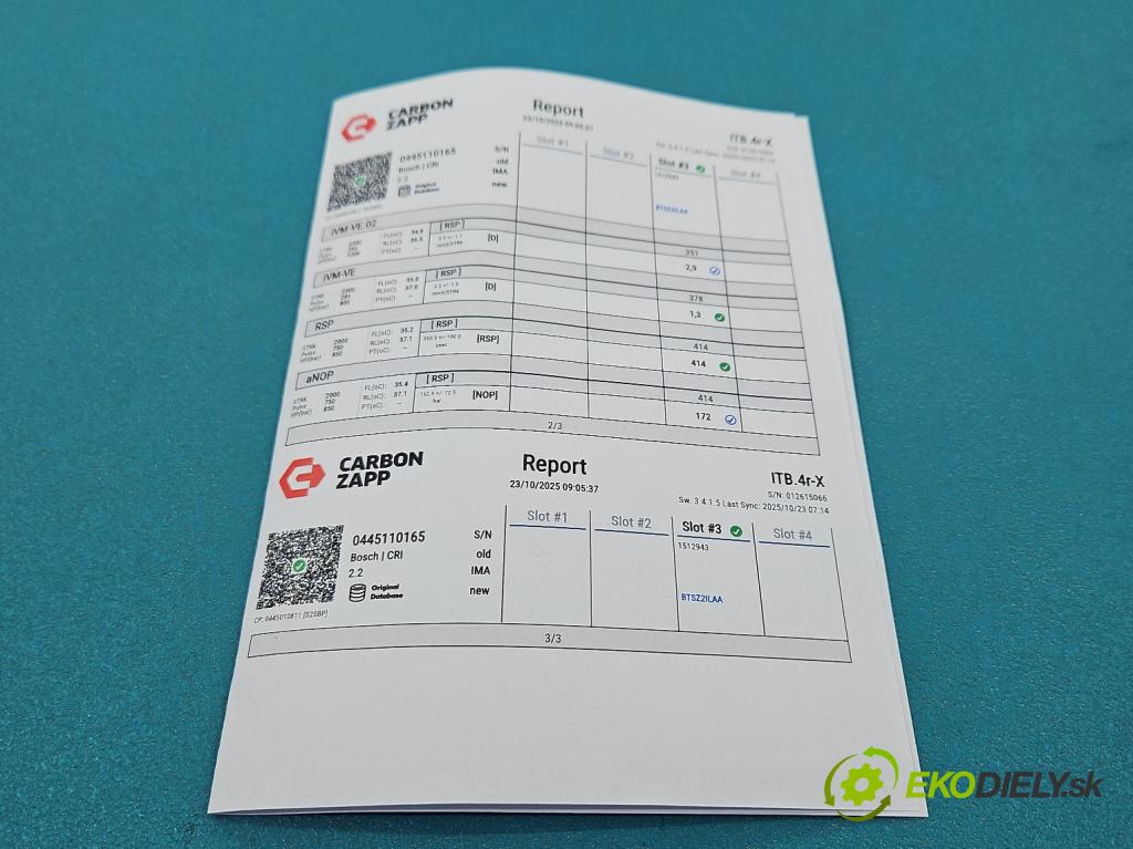 Opel Astra III 2004-2014 1.9 cdti 120 HP manual 88 kW 1910 cm3 5- vstrek 0445110165 (Vstrekovač paliva)