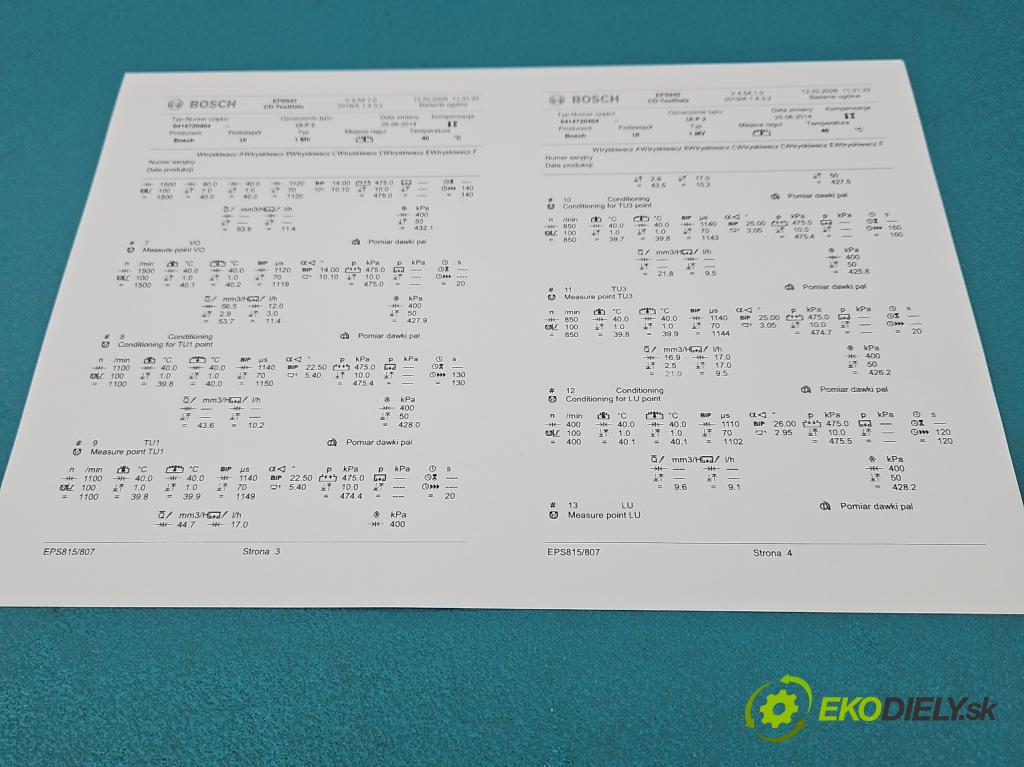 Skoda Octavia II 2004-2013 2.0 tdi 140 HP manual 103 kW 1968 cm3 5- vstrekovacie čerpadlo 0414720404 (Vstrekovač paliva)