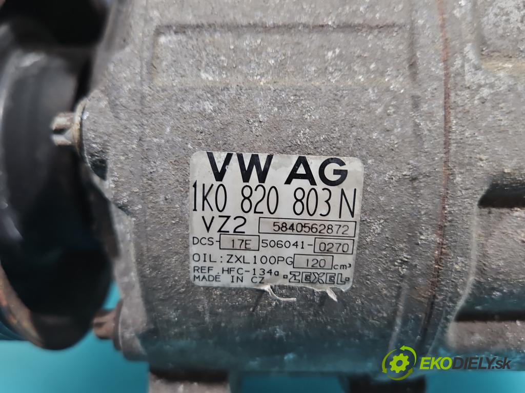 Skoda Octavia II 2004-2013 2.0 tdi 140 HP manual 103 kW 1968 cm3 5- Kompresor: klimatizácie 1K0820803N (Kompresor klimatizácie)