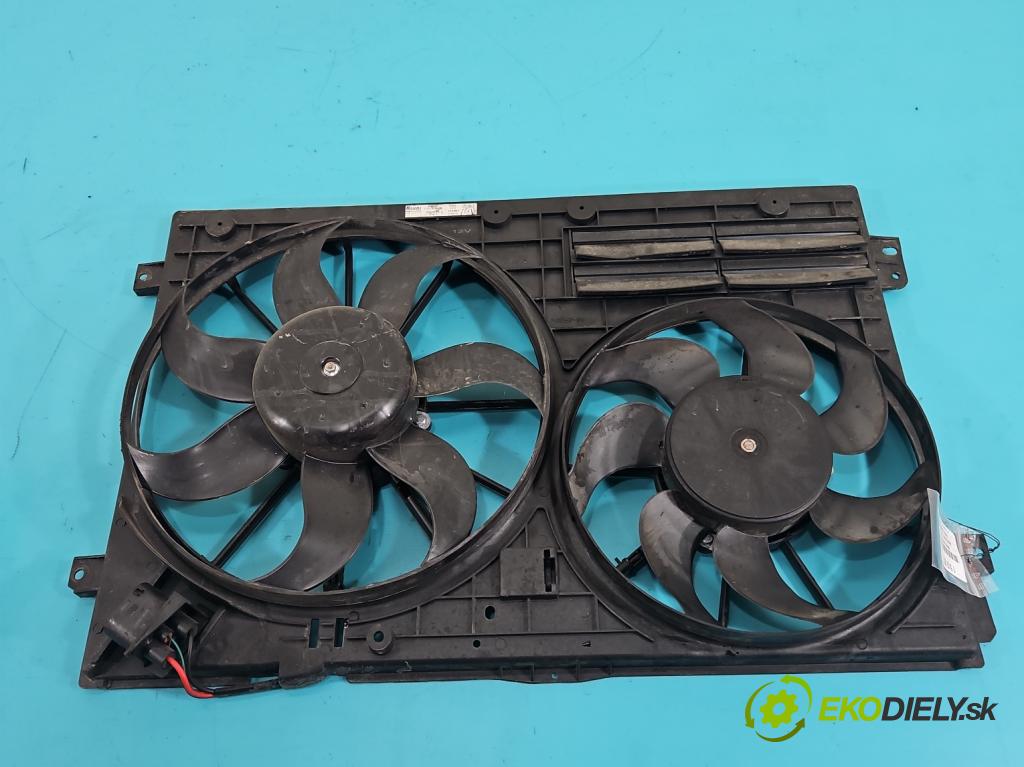 Skoda Octavia II 2004-2013 2.0 tdi 140 HP manual 103 kW 1968 cm3 5- Ventilátor chladiča