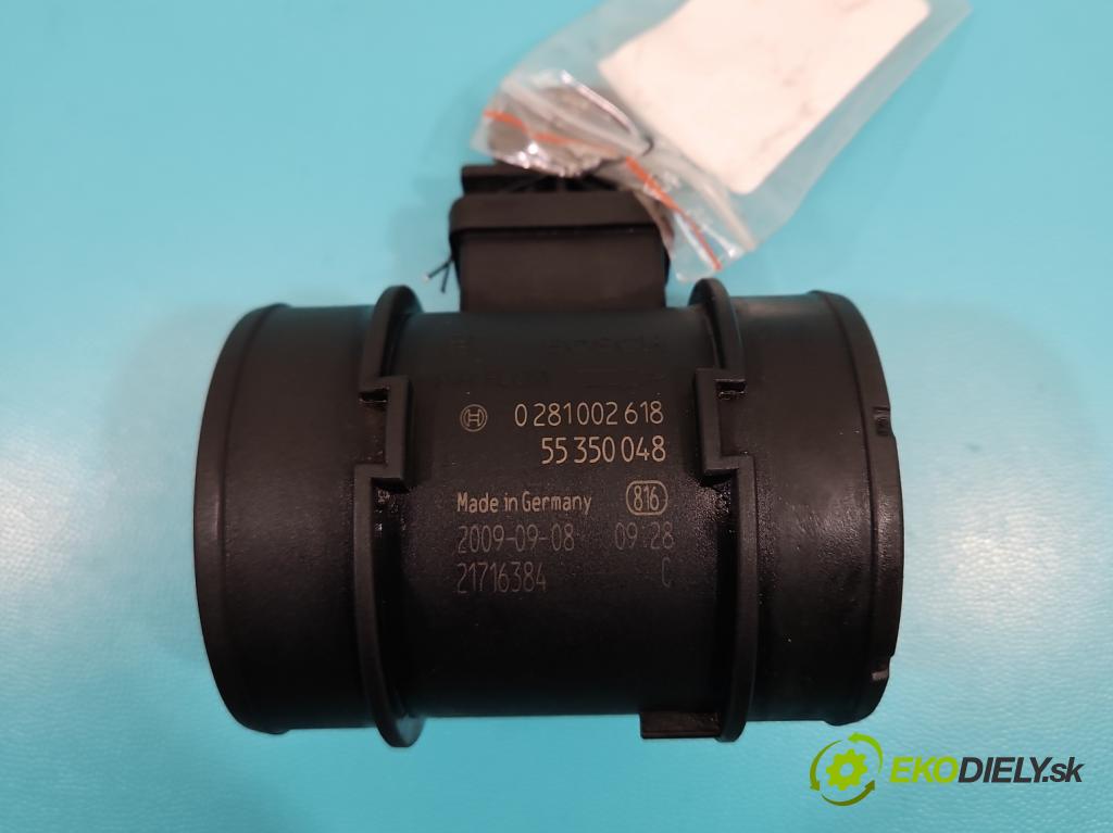 Opel Corsa D 2006-2014 1,3.0 cdti 75 HP manual 55 kW 1248 cm3 5- průtokoměr: 0281002618 (Váha vzduchu)