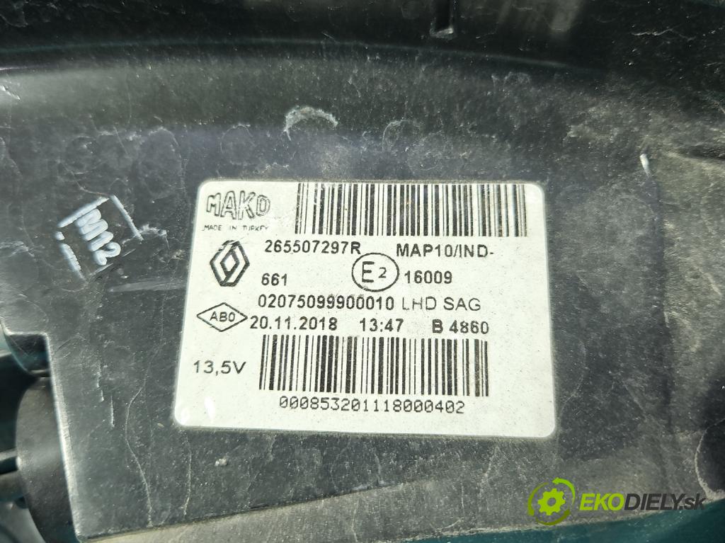 Renault Megane IV 2016-2024 1.3 Tce 140 hp manual 103 kW 1332 cm3 4- světlo zadní pravé 265507297R (Klika dveří ostatní)