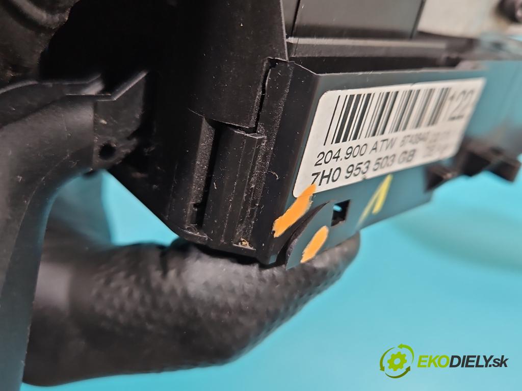 Seat Ibiza IV 6J 2008-2017 1.2 12V 69KM manual 51 kW 1198 cm3 5- prepínač komplex: 7H0953503GB (Prepínacie páčky pod volantom)