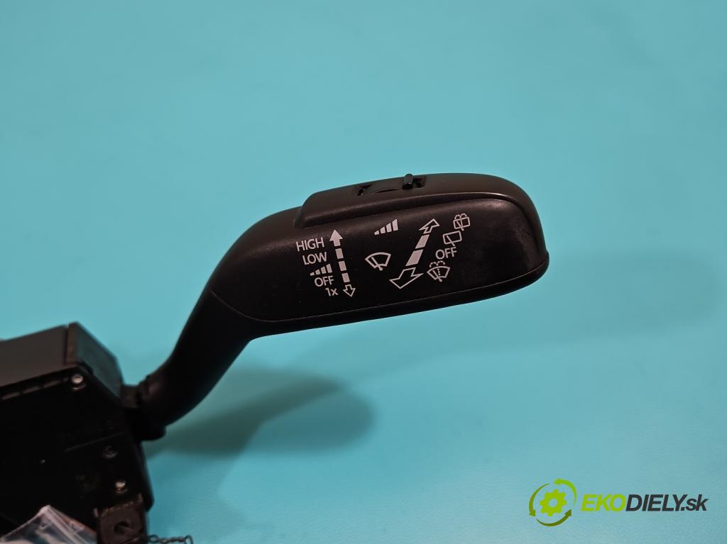 Seat Ibiza IV 6J 2008-2017 1.2 12V 69KM manual 51 kW 1198 cm3 5- prepínač komplex: 7H0953503GB (Prepínacie páčky pod volantom)